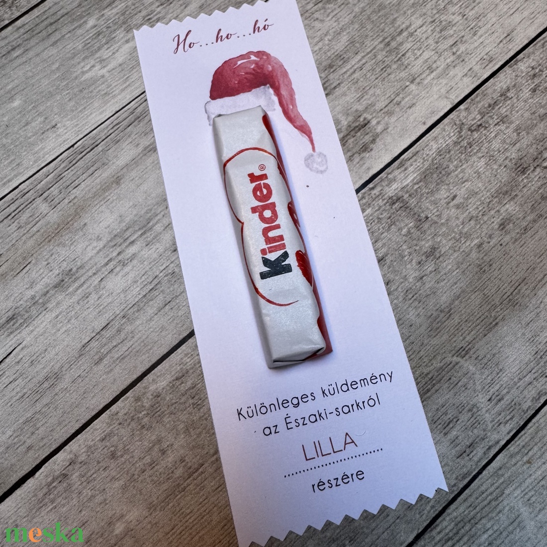 Különleges küldemény az Északi-sarkról  Mikulásos csokikísérő kártya -  - Meska.hu