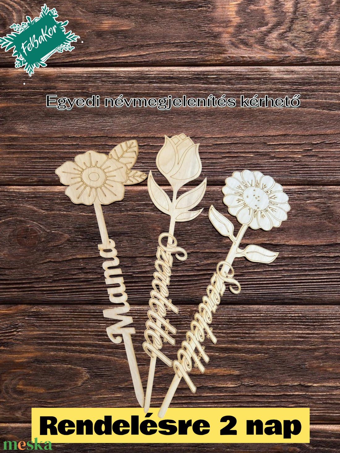 Neves favirágok - otthon & életmód - dekoráció - fali és függő dekoráció - felirat - Meska.hu