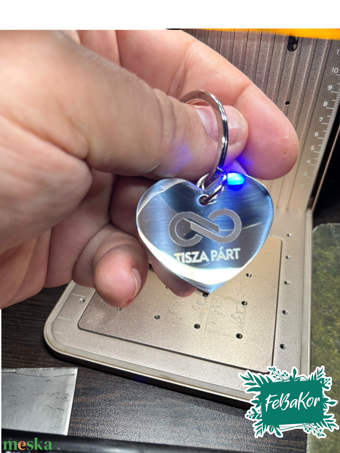 Tisza kulcstartó - otthon & életmód - papír, írószer - névjegykártya - Meska.hu