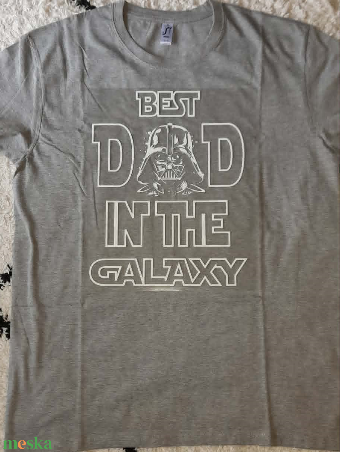 Star Wars Best Dad in the Galaxy Férfi Póló � Darth Vader Apák Napi Ajándék - ruha & divat - férfi ruha - póló - Meska.hu