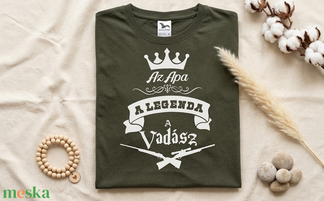 Apa,legenda,vadász póló - ruha & divat - férfi ruha - póló - Meska.hu