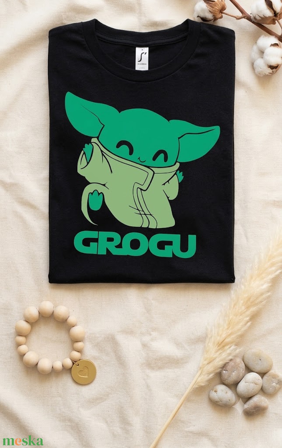 Grogu póló - ruha & divat - női ruha - póló, felső - Meska.hu