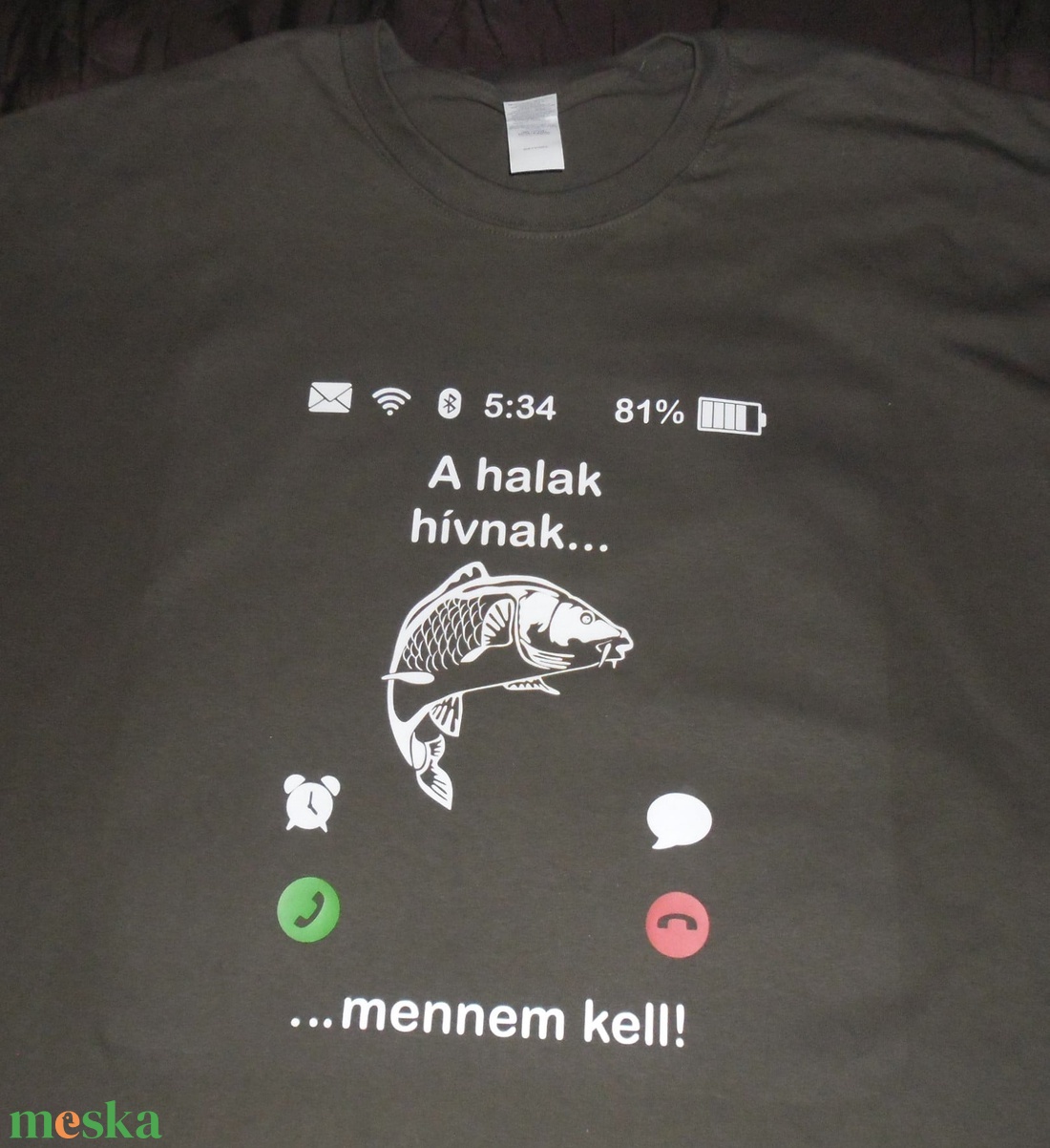 Halak hívnak póló - ruha & divat - férfi ruha - póló - Meska.hu