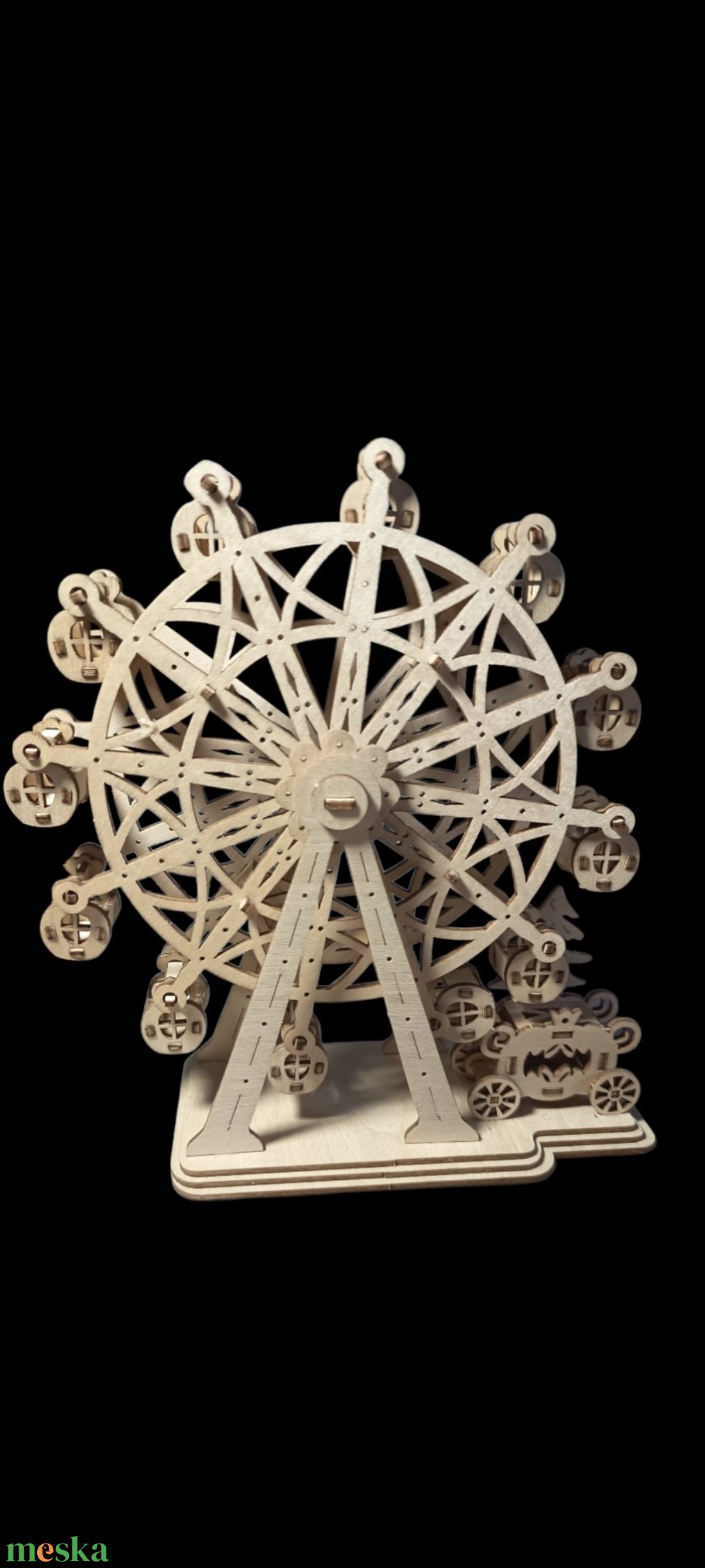 Fa óriáskerék  - művészet - makett, modell - Meska.hu