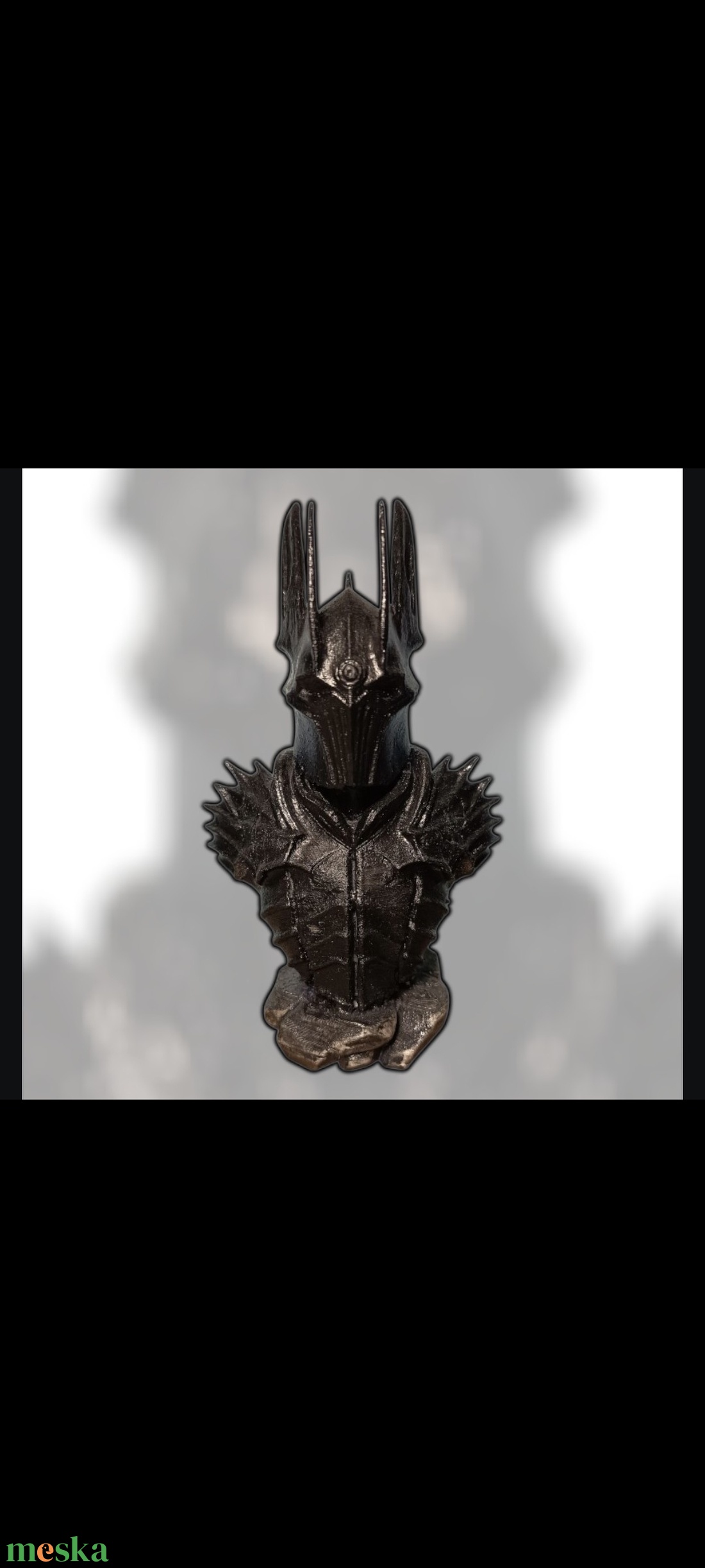 Szauron modell - művészet - makett, modell - Meska.hu