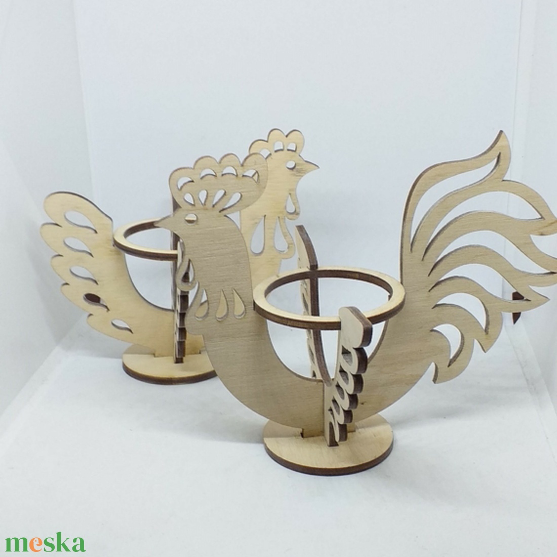 Tyúkos/kakaksos tojástartó asztaldísz - otthon & életmód - dekoráció - asztal és polc dekoráció - asztaldísz - Meska.hu