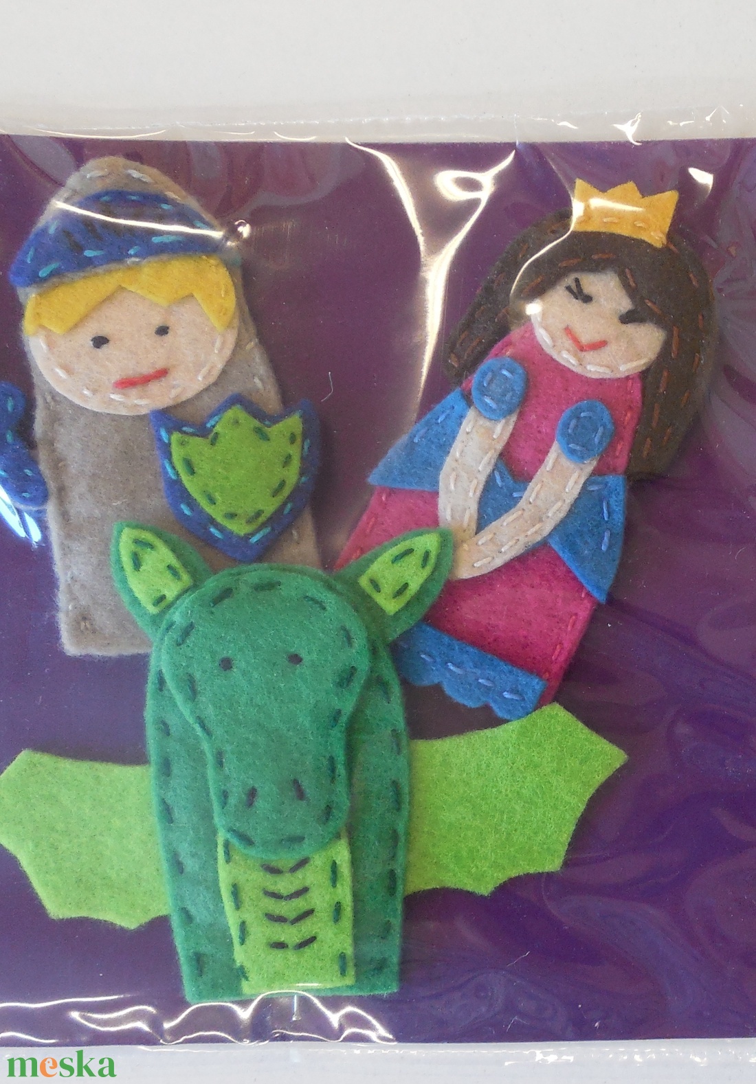 3 db-os ujjbáb csomag - játék & sport - bábok - ujjbáb - Meska.hu