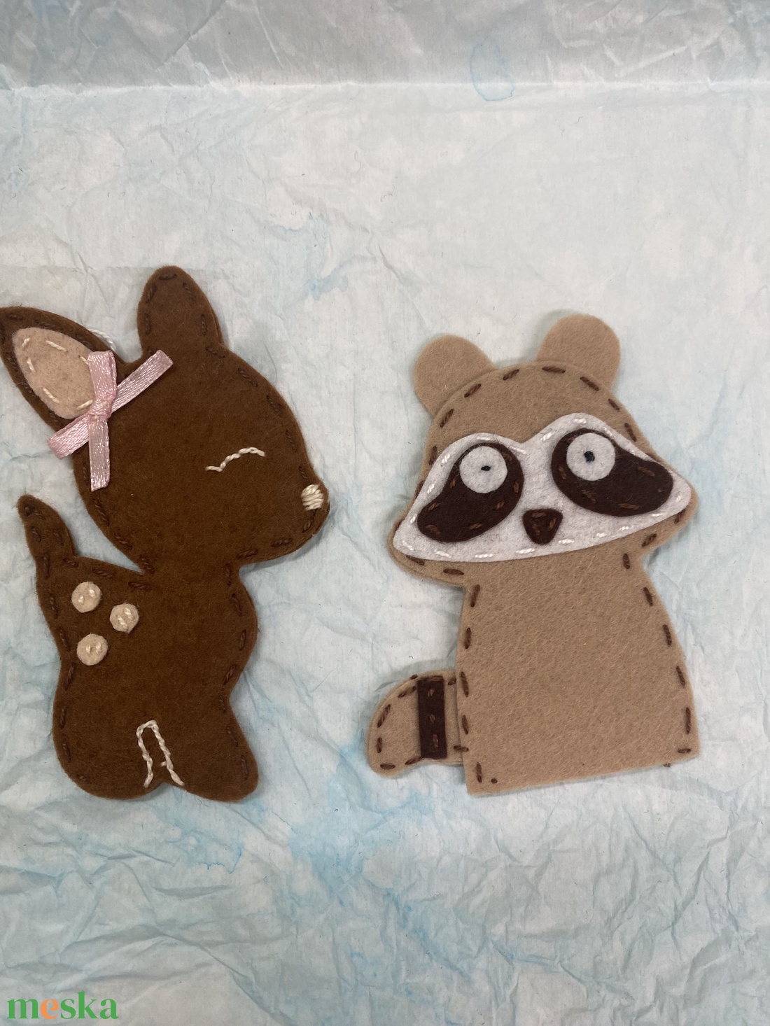 Erdei állatok ujjbáb csomag - játék & sport - bábok - ujjbáb - Meska.hu