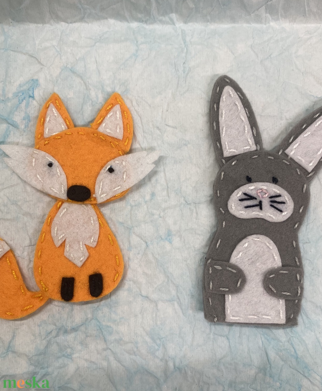 Erdei állatok ujjbáb csomag - játék & sport - bábok - ujjbáb - Meska.hu