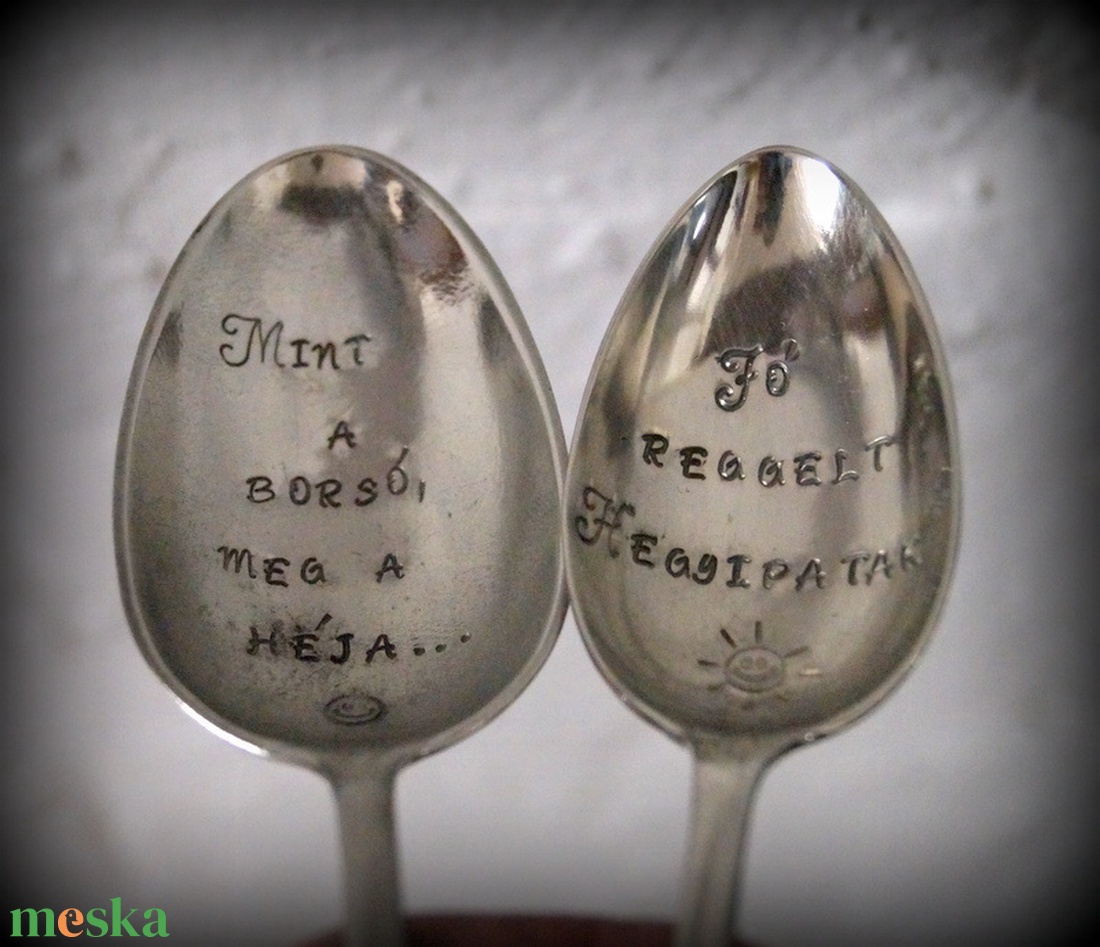 Kása evő kanál+leveseskanál - otthon & életmód - konyhafelszerelés, tálalás - Meska.hu Kása evő kanál+leveseskanál - otthon & életmód - konyhafelszerelés, tálalás - Meska.hu