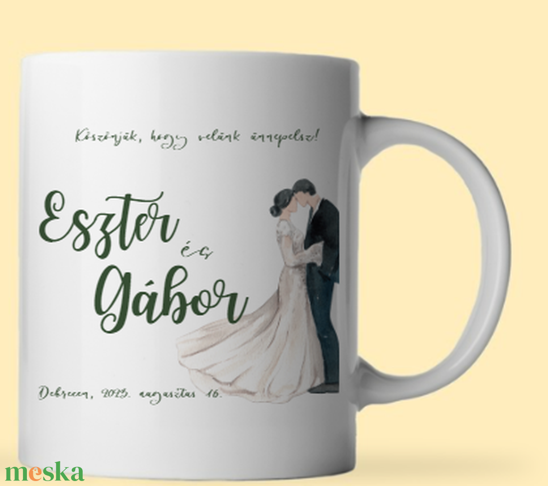 Köszönetajándék bögre/ültetőkártya helyett - esküvő - emlék & ajándék - köszönőajándék - Meska.hu Köszönetajándék bögre/ültetőkártya helyett - esküvő - emlék & ajándék - köszönőajándék - Meska.hu