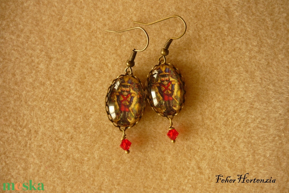 Diótörő (fülbevaló, 13x18 mm) - ékszer - fülbevaló - lógó fülbevaló - Meska.hu Diótörő (fülbevaló, 13x18 mm) - ékszer - fülbevaló - lógó fülbevaló - Meska.hu