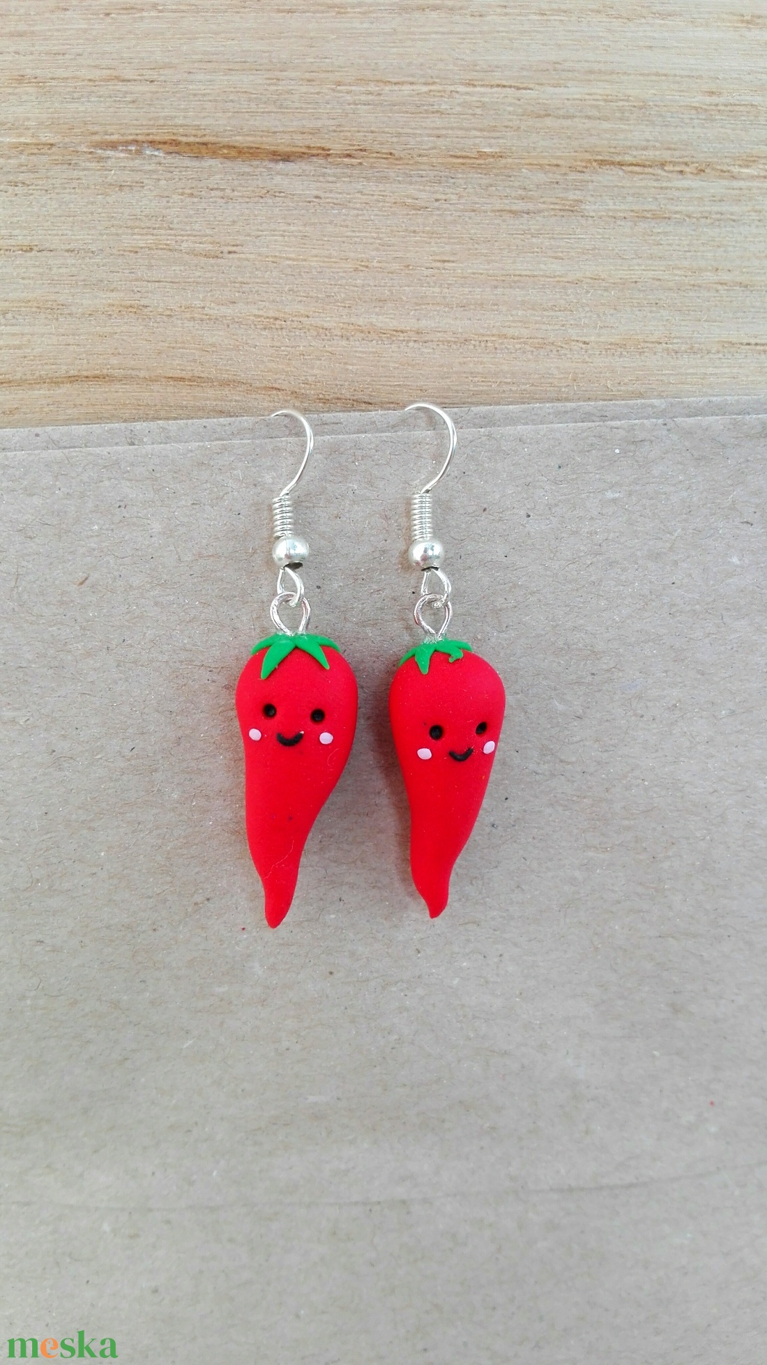 Erős paprika füli - ékszer - fülbevaló - lógó fülbevaló - Meska.hu Erős paprika füli - ékszer - fülbevaló - lógó fülbevaló - Meska.hu
