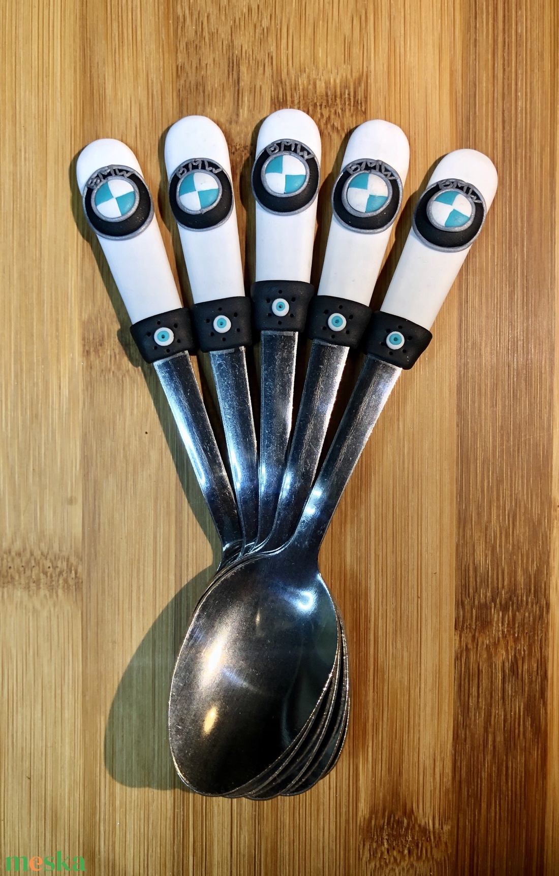 BMW kiskanál - otthon & életmód - konyhafelszerelés, tálalás - tálalás - kanál & villa - Meska.hu