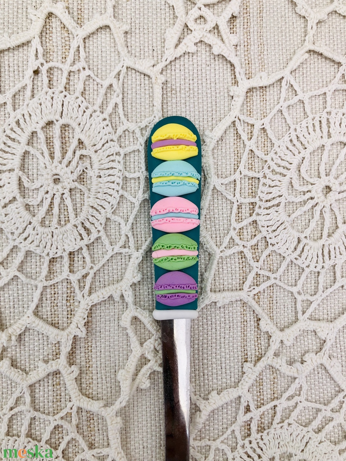 Macaron kiskanál - otthon & életmód - konyhafelszerelés, tálalás - tálalás - kanál & villa - Meska.hu Macaron kiskanál - otthon & életmód - konyhafelszerelés, tálalás - tálalás - kanál & villa - Meska.hu