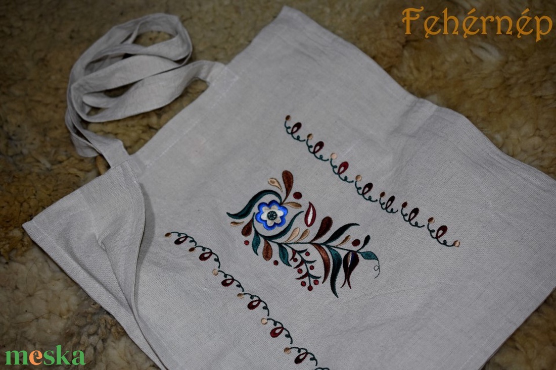Fehérnép zalai cekkere - táska & tok - bevásárlás & shopper táska - shopper, textiltáska, szatyor - Meska.hu Fehérnép zalai cekkere - táska & tok - bevásárlás & shopper táska - shopper, textiltáska, szatyor - Meska.hu