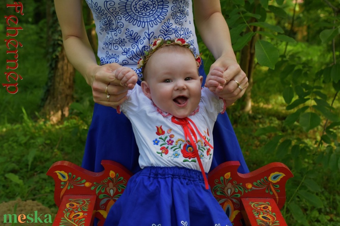 Matyó Leányka szalagos blúz fehér RU - ruha & divat - babaruha & gyerekruha - ing, blúz - Meska.hu Matyó Leányka szalagos blúz fehér RU - ruha & divat - babaruha & gyerekruha - ing, blúz - Meska.hu