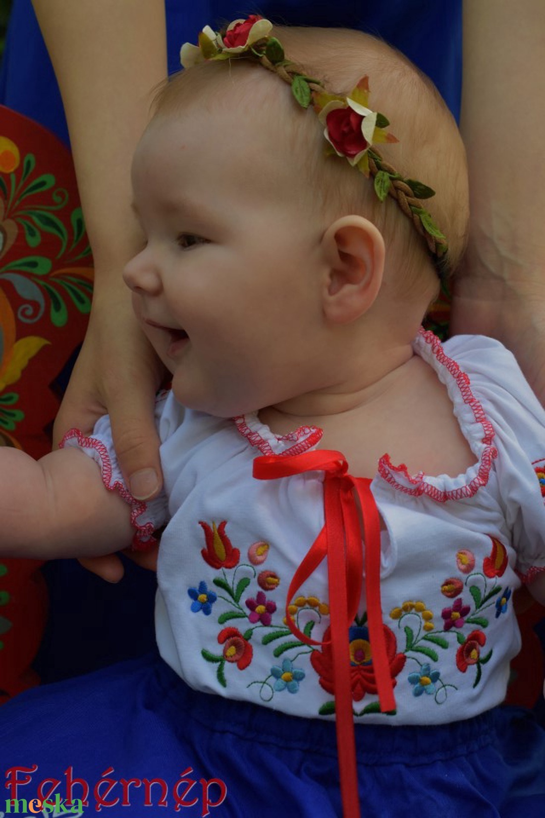Matyó Leányka szalagos blúz fehér RU - ruha & divat - babaruha & gyerekruha - ing, blúz - Meska.hu Matyó Leányka szalagos blúz fehér RU - ruha & divat - babaruha & gyerekruha - ing, blúz - Meska.hu