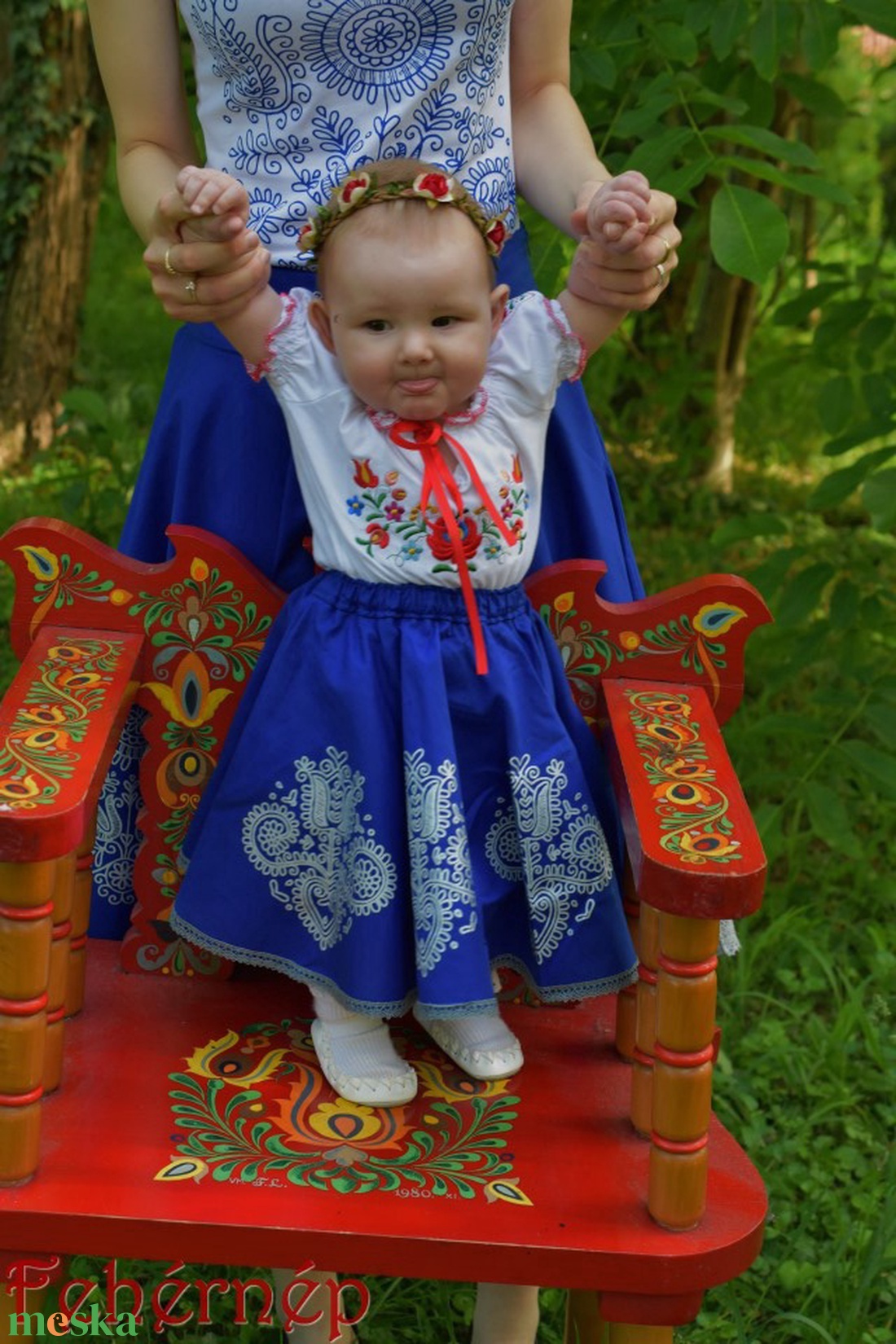 Matyó Leányka szalagos blúz fehér RU - ruha & divat - babaruha & gyerekruha - ing, blúz - Meska.hu Matyó Leányka szalagos blúz fehér RU - ruha & divat - babaruha & gyerekruha - ing, blúz - Meska.hu