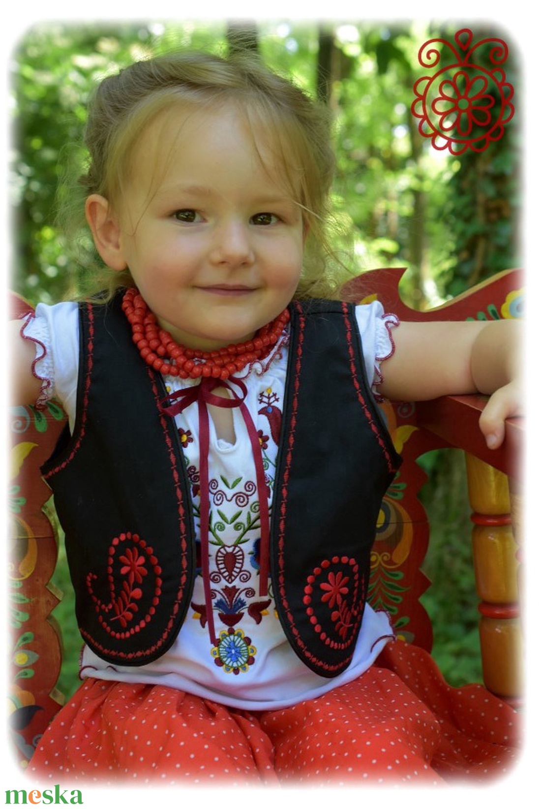 Cifra Palota mellényke - ruha & divat - babaruha & gyerekruha - gyerek mellény - Meska.hu