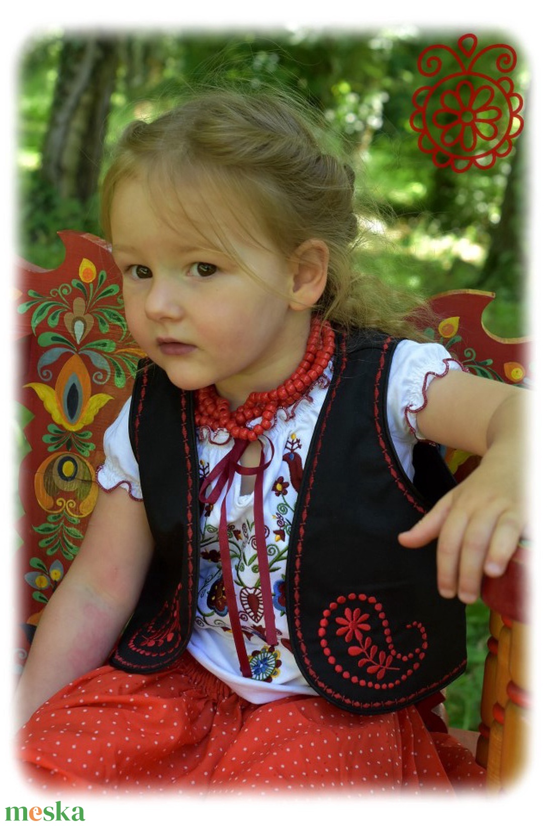 Cifra Palota mellényke - ruha & divat - babaruha & gyerekruha - gyerek mellény - Meska.hu