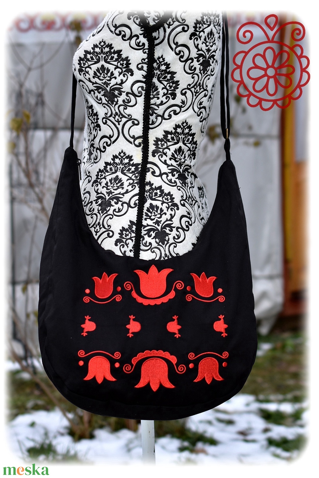 Fehérnép csónaktáskája - Mezőség - táska & tok - kézitáska & válltáska - nagy pakolós táska - Meska.hu