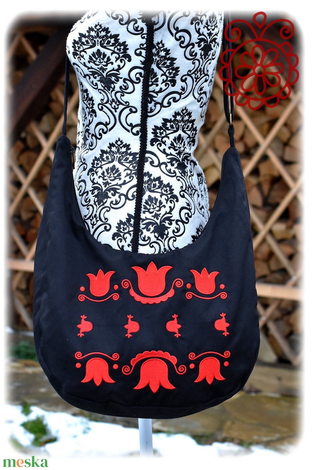Fehérnép csónaktáskája - Mezőség - táska & tok - kézitáska & válltáska - nagy pakolós táska - Meska.hu