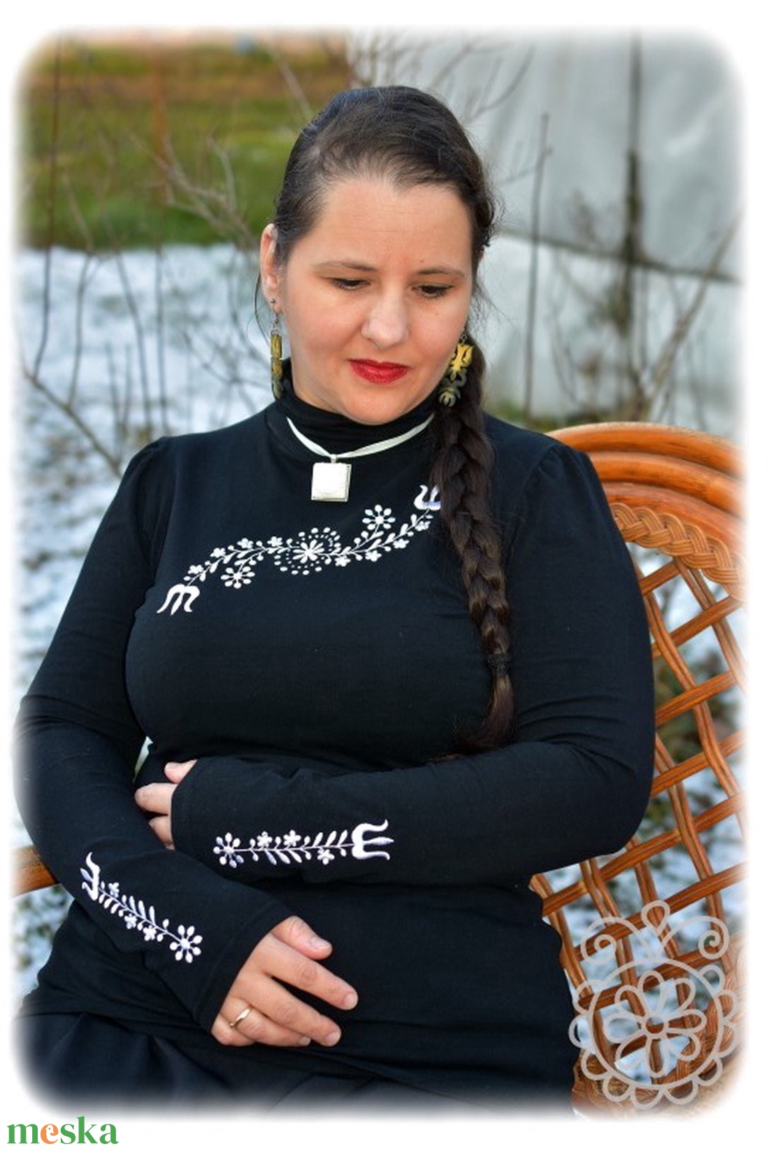 Garbó � Zalai Ragyogó (fekete) - ruha & divat - női ruha - pulóver - Meska.hu