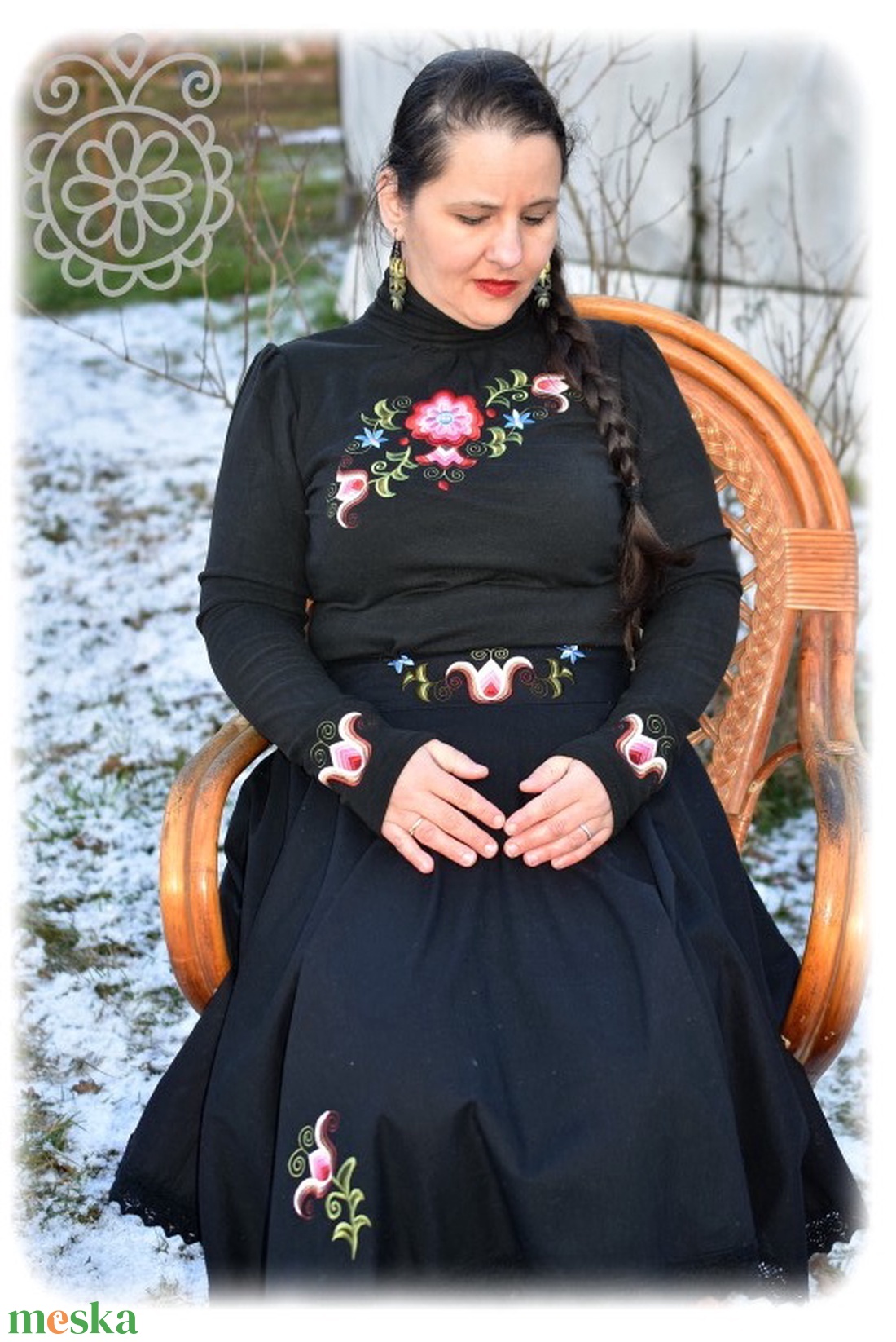 Garbó � KUN (fekete) - ruha & divat - női ruha - pulóver - Meska.hu