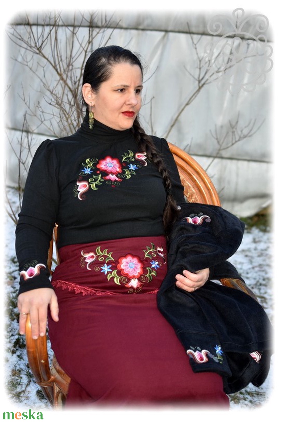 Garbó � KUN (fekete) - ruha & divat - női ruha - pulóver - Meska.hu