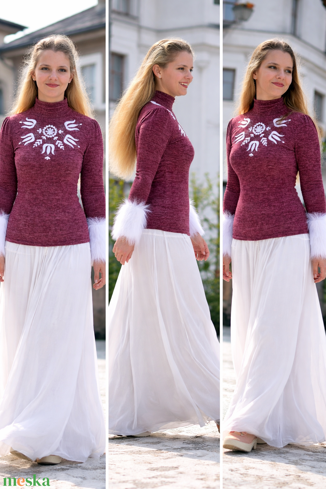 Prémes garbó - ruha & divat - női ruha - pulóver - Meska.hu