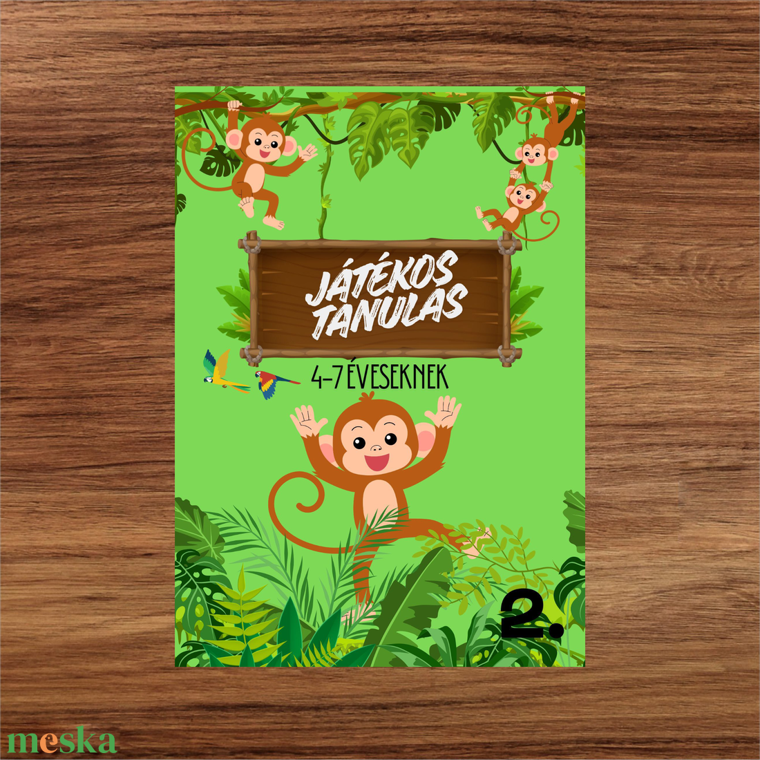 Játékos tanulás 4-7 éveseknek (2.) fejlesztő füzet - játék & sport - készségfejlesztő és logikai játék - oktató játékok - Meska.hu