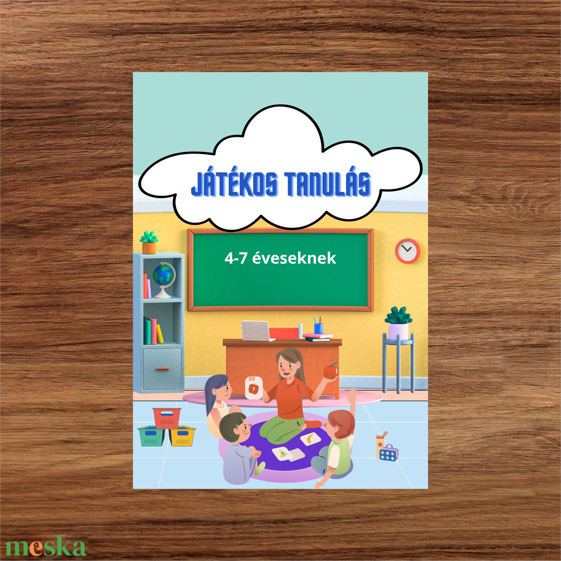 Játékos tanulás 4-7 éveseknek (1.) fejlesztő füzet - játék & sport - készségfejlesztő és logikai játék - oktató játékok - Meska.hu