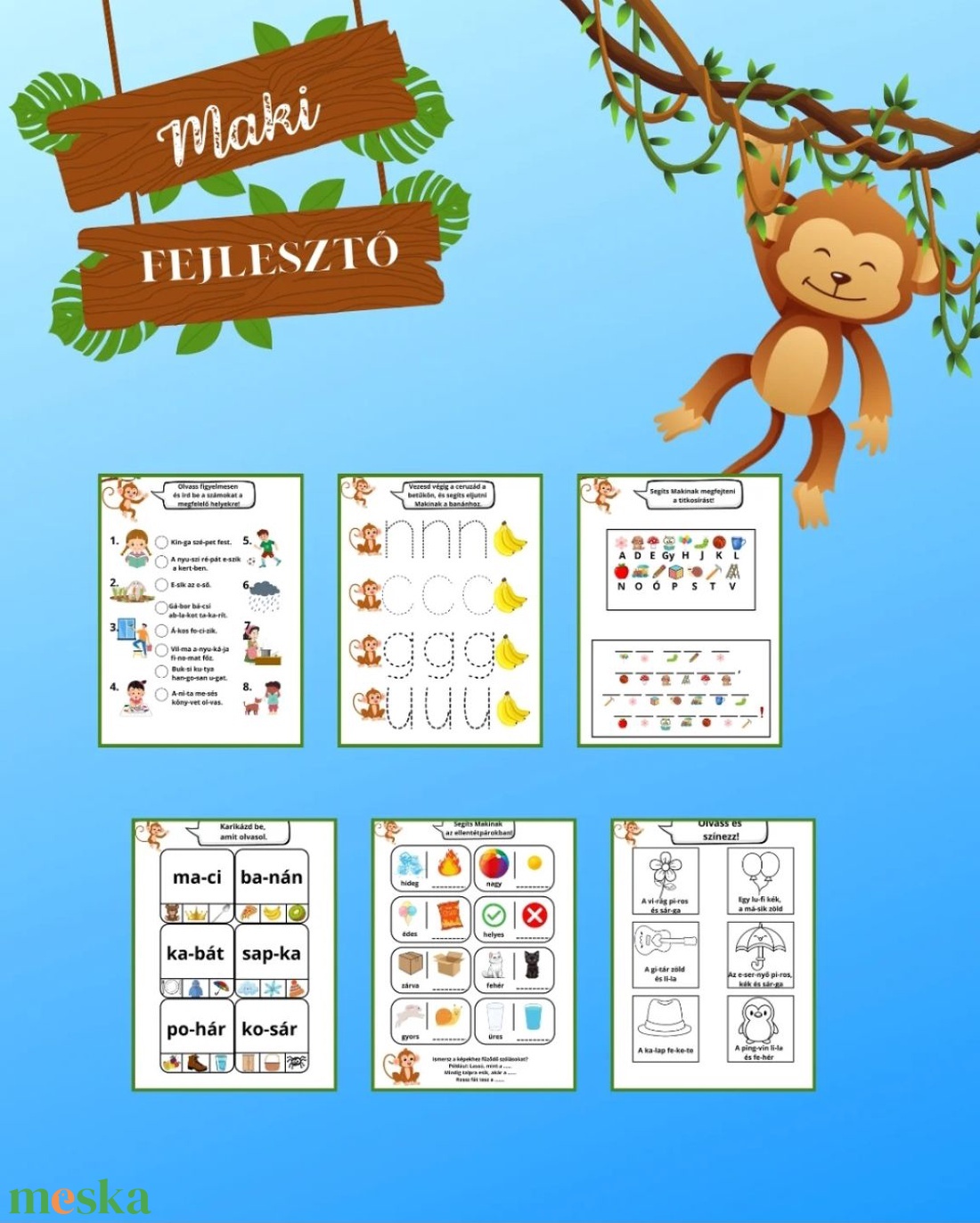 Írás- és olvasás gyakorlása füzet (12. osztályosoknak) - játék & sport - készségfejlesztő és logikai játék - oktató játékok - Meska.hu