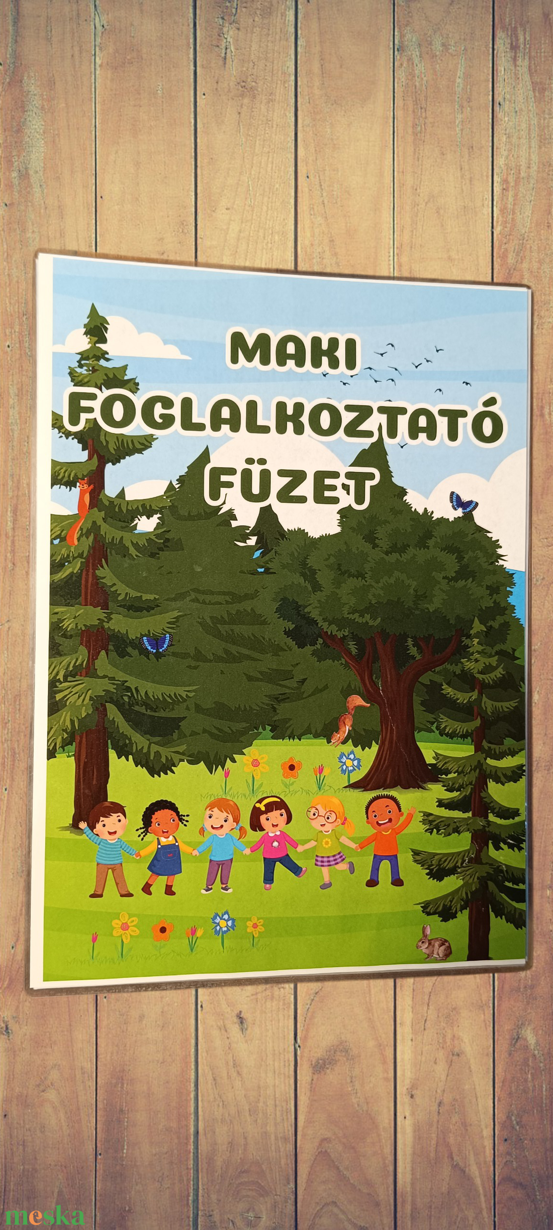 Maki foglalkoztató füzet  - művészet - grafika & illusztráció - digitális - Meska.hu
