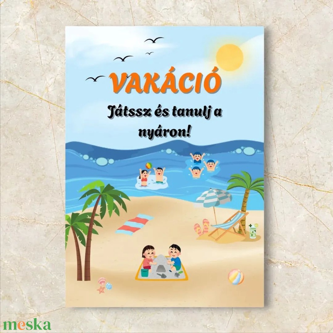 Vakáció füzet kicsiknek - művészet - grafika & illusztráció - digitális - Meska.hu