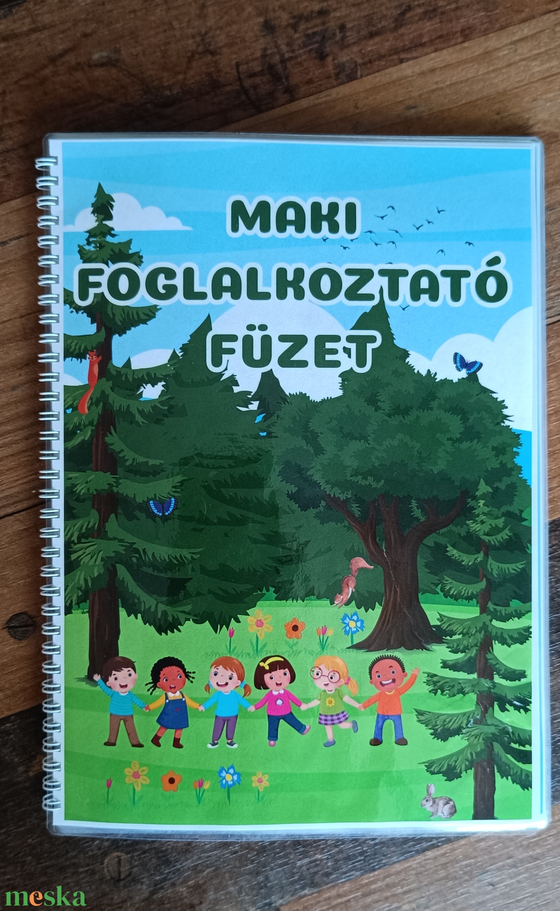 Maki foglalkoztató füzet  - művészet - grafika & illusztráció - digitális - Meska.hu