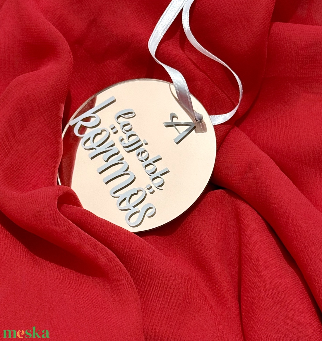 Tükörhatású plexi karácsonyfadísz - karácsony - karácsonyi lakásdekoráció - karácsonyfadíszek - Meska.hu