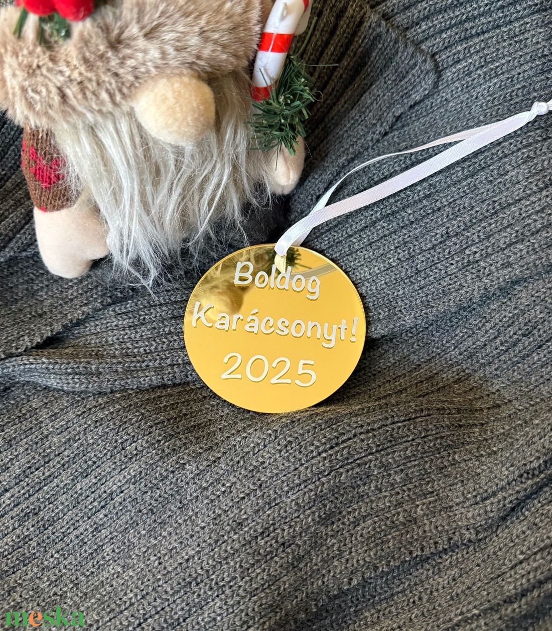 Tükörhatású plexi karácsonyfadísz - karácsony - karácsonyi lakásdekoráció - karácsonyfadíszek - Meska.hu