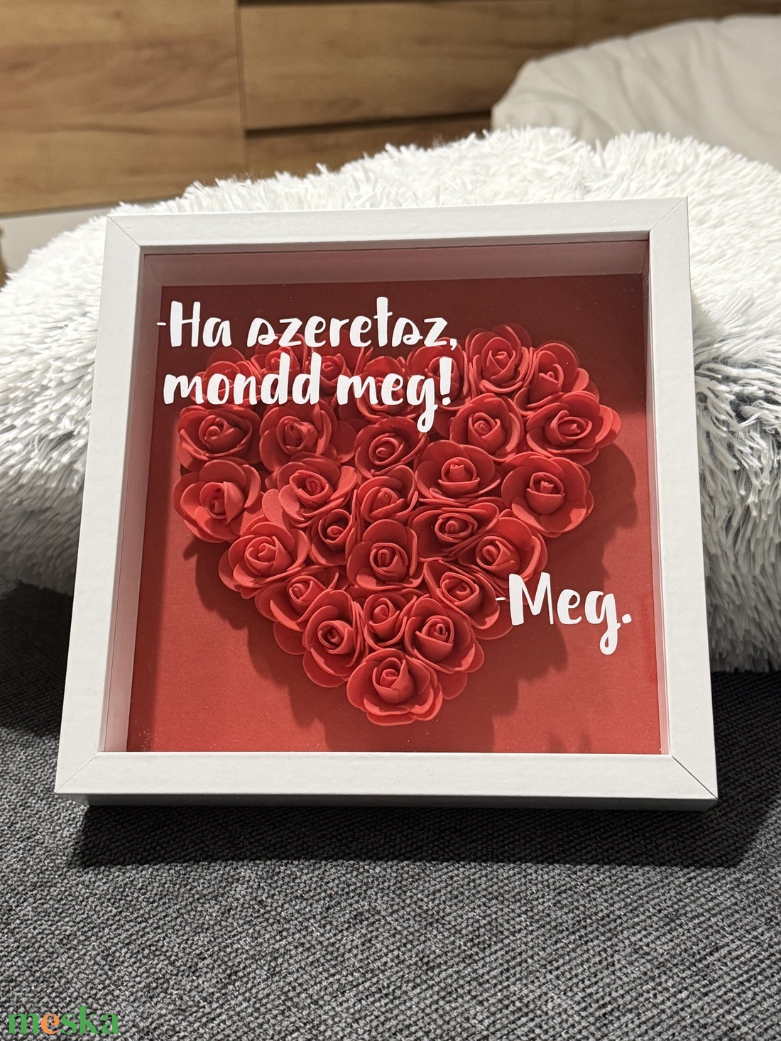 3D képkeret Valentin-napra - otthon & életmód - dekoráció - kép & falikép - 3d képek - Meska.hu