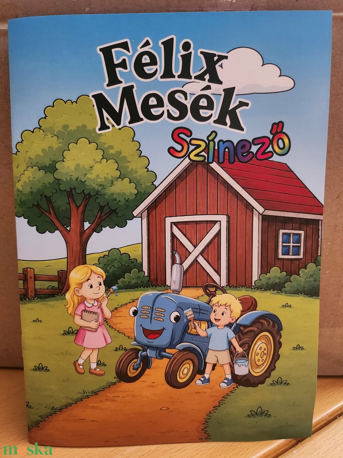 Félix mesék - színezőfüzet gyerekeknek, 8 oldalas - otthon & életmód - papír, írószer - színező - Meska.hu