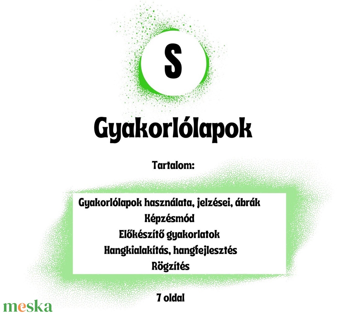 S hang - gyakorlólapok felnőtteknek + online konzultáció  - művészet - grafika & illusztráció - digitális - Meska.hu