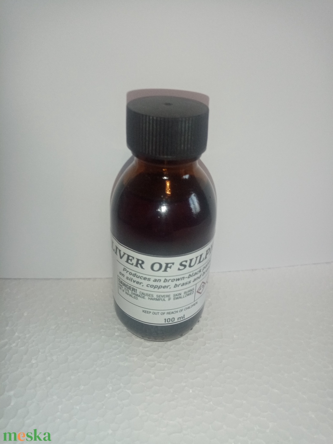 Kénmáj, Liver of Sulphur 100 ml - kellékek & szerszámok - festék - patina - Meska.hu