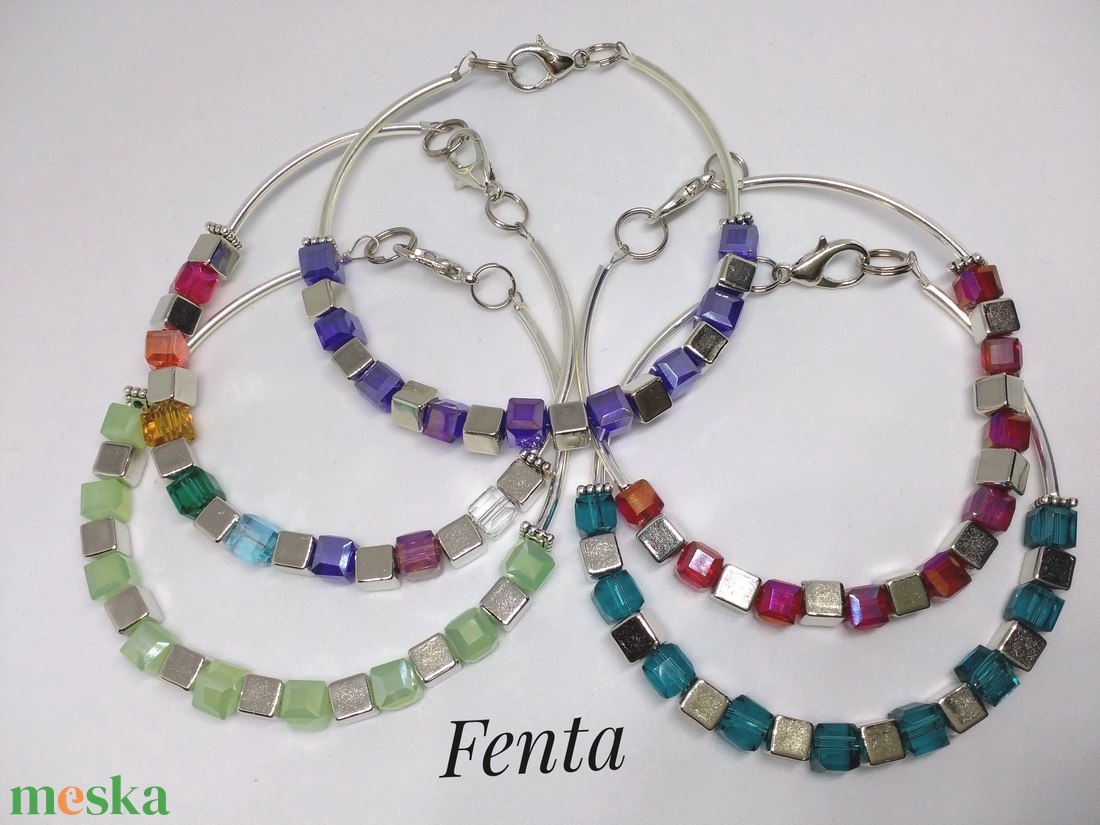 kocka karkötő -  - Meska.hu