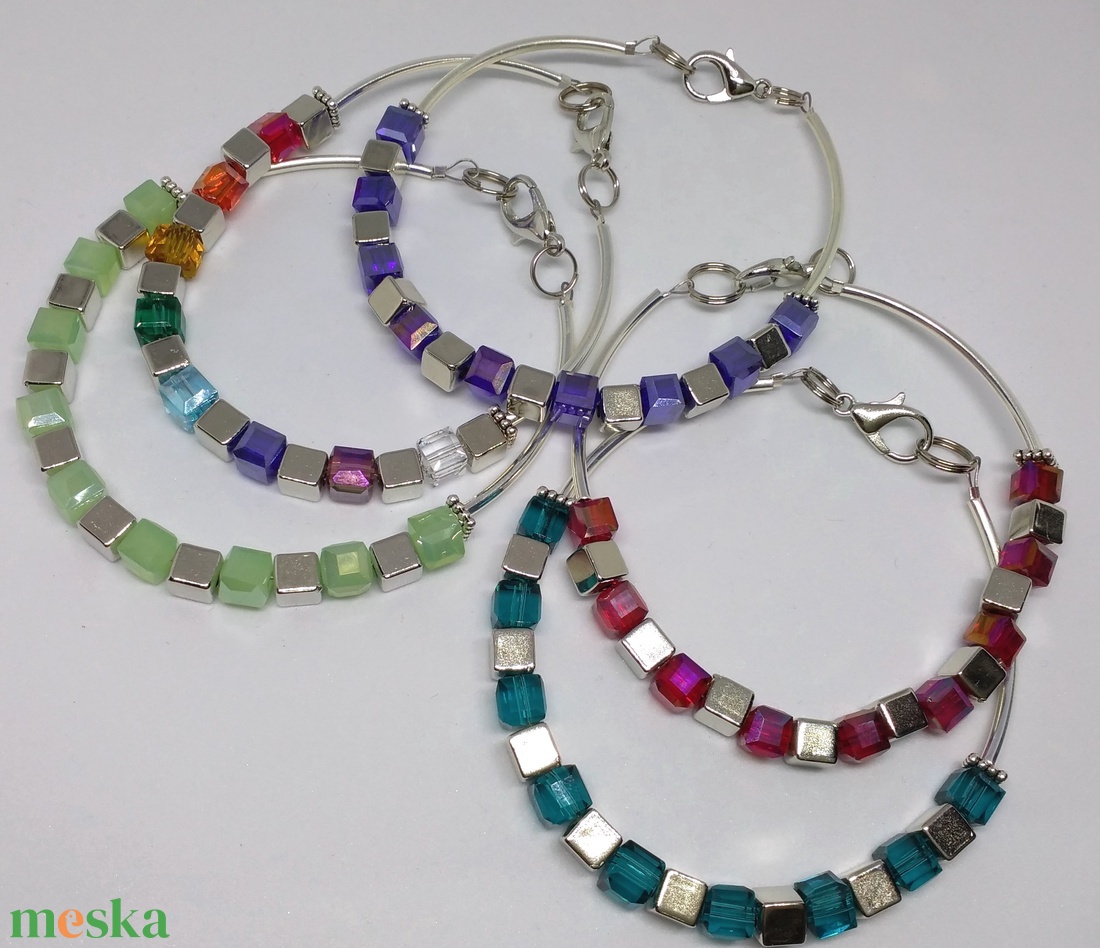 kocka karkötő -  - Meska.hu