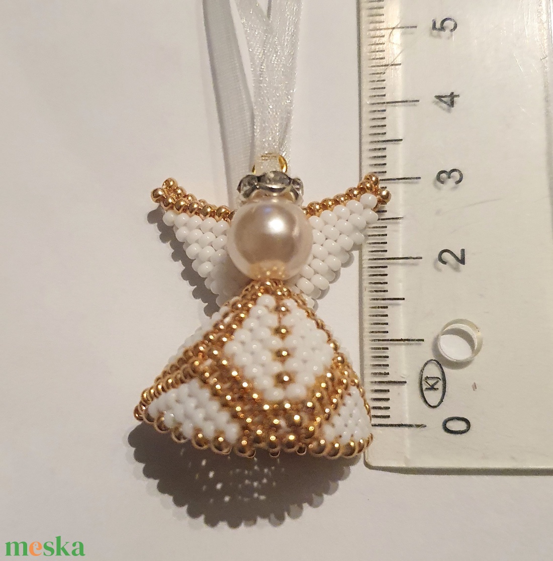 Angyalka karácsonyi dísz - karácsony - karácsonyi lakásdekoráció - karácsonyi manók, figurák - Meska.hu