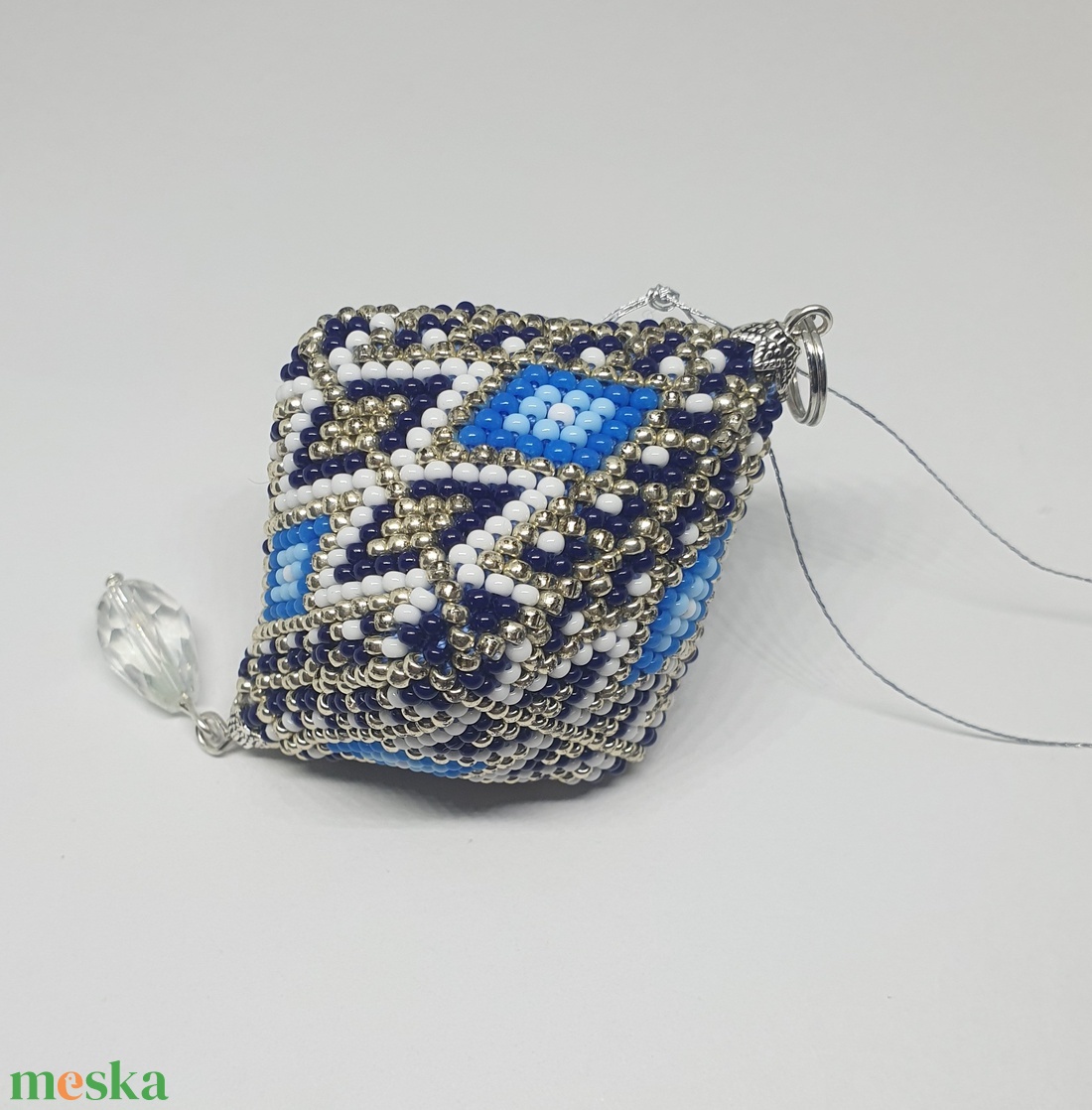 oktaéder karácsonyi dísz - karácsony - karácsonyi lakásdekoráció - karácsonyi manók, figurák - Meska.hu