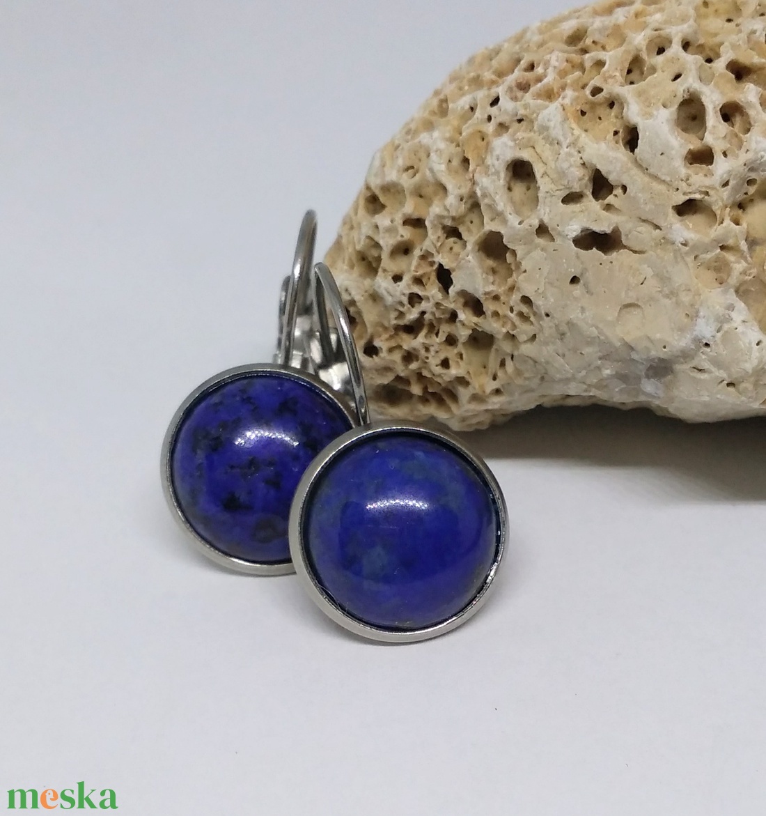 Lapis Lazuli fülbevaló - ékszer - fülbevaló - lógó fülbevaló - Meska.hu Lapis Lazuli fülbevaló - ékszer - fülbevaló - lógó fülbevaló - Meska.hu