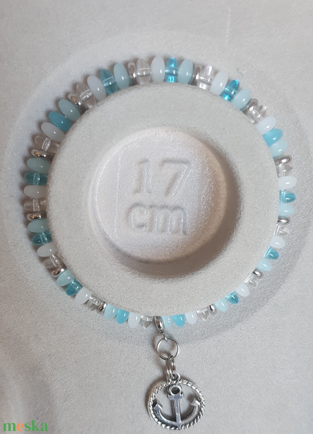 Horgonyos karkötő - ékszer - karkötő - charm karkötő - Meska.hu