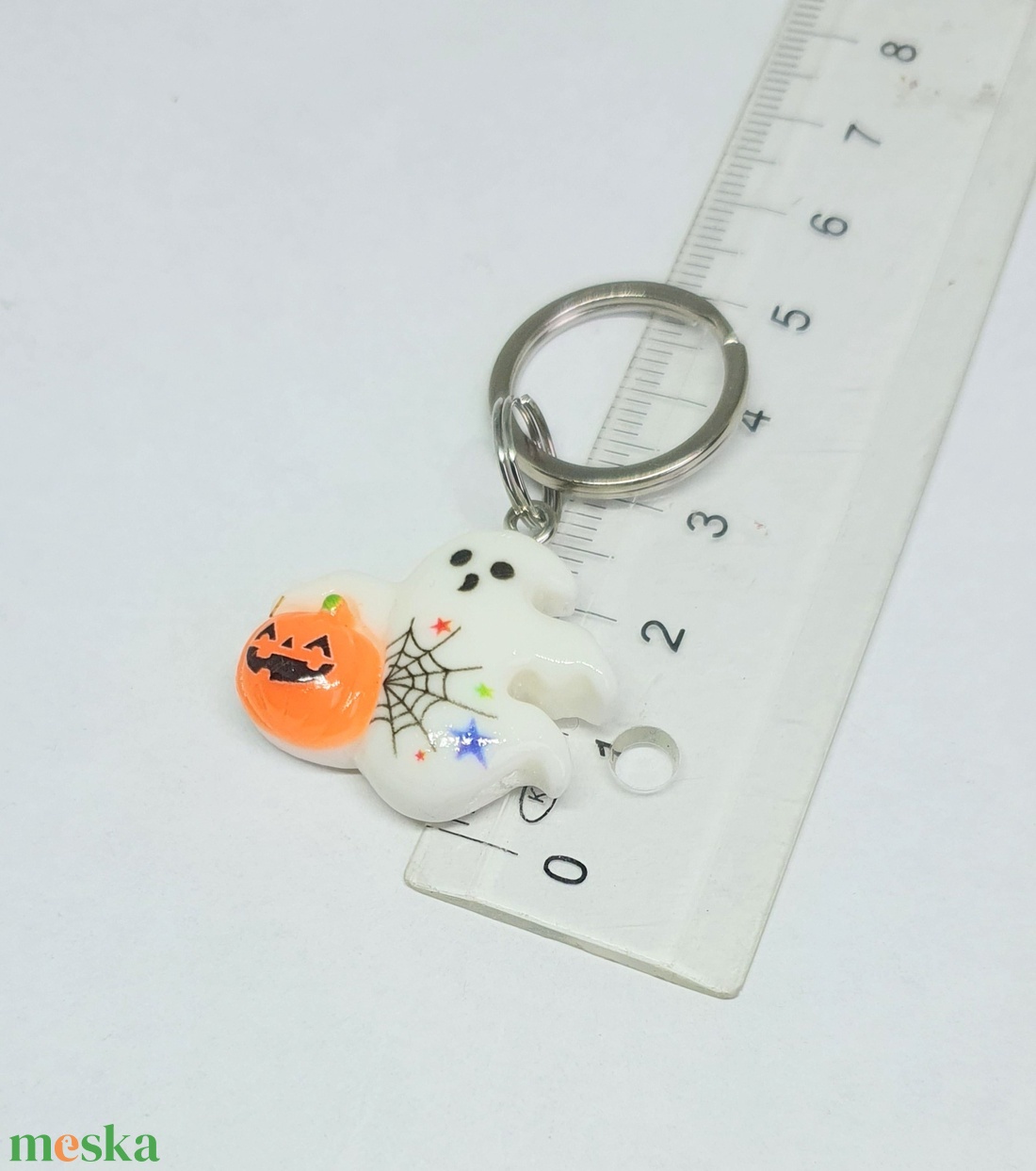 Szellem kulcstartó - táska & tok - kulcstartó & táskadísz - kulcstartó - Meska.hu
